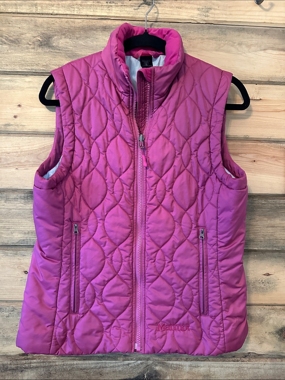 Marmot Pink Quilted Sleeveless Insulated Vest